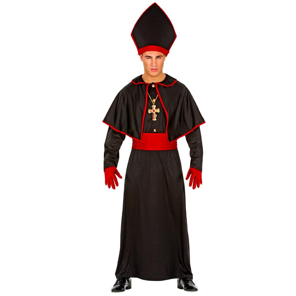 Costume Carnevale Vescovo Travestimento Religioso PS 35662