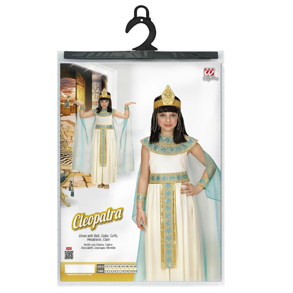 Vestito Da Regina Egiziana Costume Carnevale Bambina EP 22958 Effettoparty  Store Marchirolo