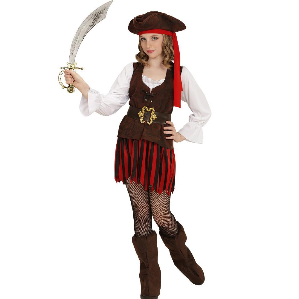 Widmann Widmann Costume Carnevale Pirata Girl Bambina Vestito Piratessa 