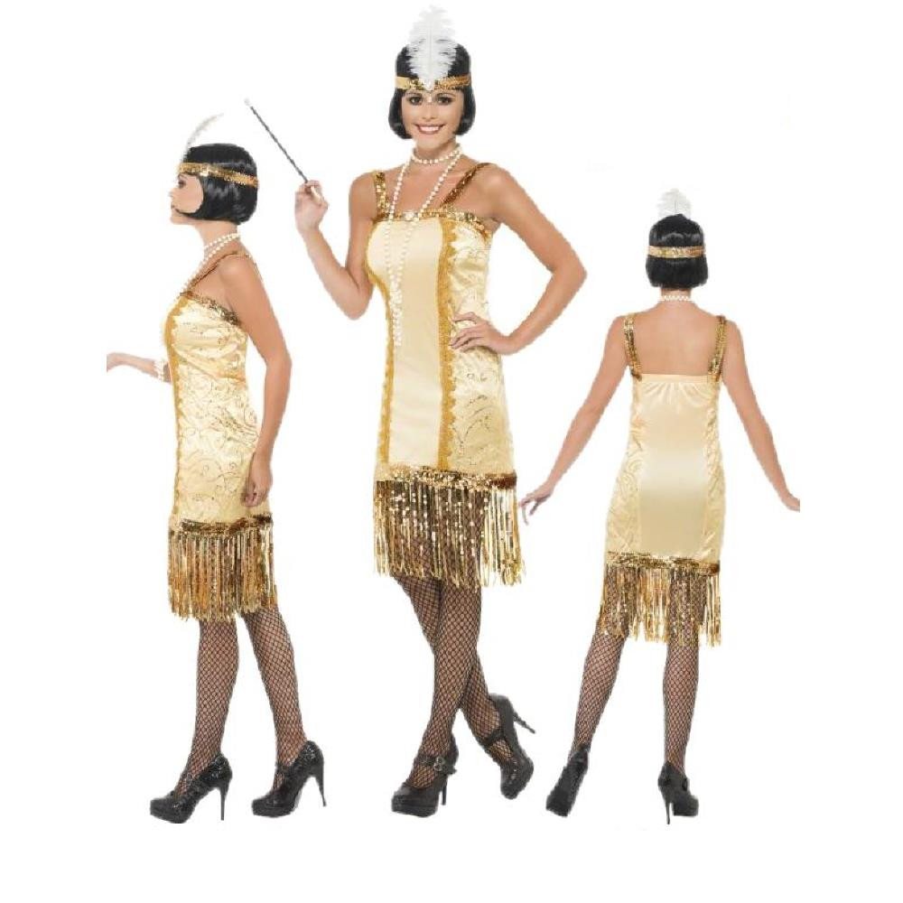 Accessori Costume Carnevale Donna Guanti Charleston Anni '20 Anni