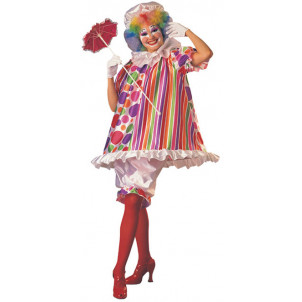 Costume Carnevale Donna Pagliaccio clown travestimento Betty Bride