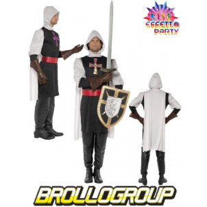 Costume Carnevale Uomo Cavaliere Soldato Medioevo Crociato Smiffys 