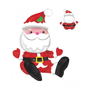 Babbo Natale in Foil 53 cm Ad Aria , Palloncino Da Arredamento  *12598 | Effettoparty.com
