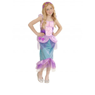 Costume carnevale bambina sirenetta travestimento mermaid 05422 effettoparty