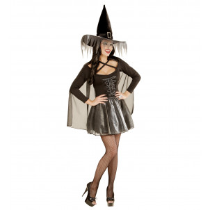 Costume  Donna Halloween  Strega , Abito Carnevale Streghetta  | Effettoparty.com