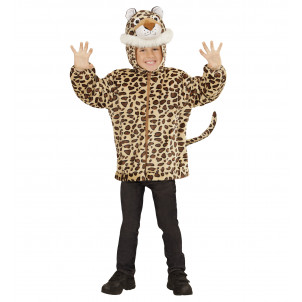 Vestito Bambino Animale , Bambina Felpa Leopardo