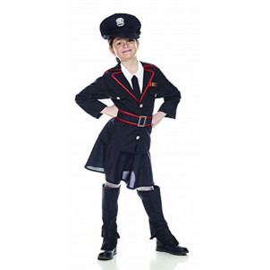 Costume Carnevale travestimento bambina carabiniera 04991 effettoparty