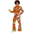 Costume Carnevale Groovy Style Travestimento Uomo Anni 70 EP 26253 Effetto Party Store marchirolo