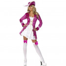 CostumI Carnevale travestimento smiffy's Donna Sexy Pirata Rosa *12549