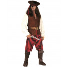 Costume Carnevale Adulto Pirata, Vestito Bucaniere PS 19802