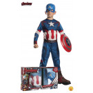 Costume Carnevale Capitan America Con Scudo  The Avengers  EP 26013 Effettoparty Store Marchirolo