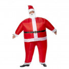 Costume Adulto Babbo Natale Auto Gonfiante  | effettoparty.com