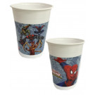Bicchieri Plastica Ultimate Spiderman , Arredo Festa Compleanno Marvel   | pelusciamo.com