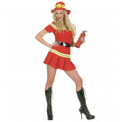 Vestito Carnevale Donna , Costume Sexy Vigilessa del Fuoco     | Effettoparty.com
