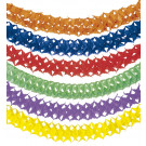 Set 6 Festoni Ghirlande Multicolore 4 mt In Carta | Effettoparty.com