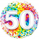 Palloncino in Foil 45 cm , Festa Compleanno 50 anni   | Effettoparty.com