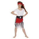 Vestito  Piratessa Costume Carnevale Bambina effettoparty
