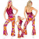 Vestito Donna Anni 70, Disco Style Fever Costume Carnevale PS 35316