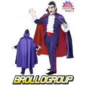 Travestimento Carnevale Halloween Adulto Conte Dracula Vampiro *11797