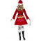 Costume carnevale donna abito vestito Miss Babba Natale smiffys *12199 effettoparty.com