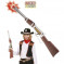 Accessorio Costume Carnevale cowboy fucile luci e suoni 63 cm. *19697 Pelusciamo store