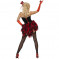Costume Carnevale Donna ballo Burlesque Piume  *12402 effettoparty.com