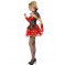 Costume Carnevale halloween Donna  Vamp Glitter smiffys *17116 effettoparty.com