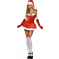 Costume carnevale Donna miniabito Miss Babba Natale smiffys *17451 effettoparty.com