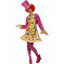 Costume Carnevale Clown Travestimento Donna Pagliaccio EP 12217