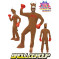 Costume Carnevale Adulto travestimento Toro Boxing Smiffys *15110