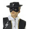 Mascherina Zorro Bandito Mascherato X Costume Carnevale EP 26523 effettoparty store Marchirolo