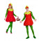 Costume Carnevale Fragola Unisex EP 26407 Taglia Unica Effettoparty Store Marchirolo