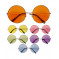 Occhiali Anni 70 lente Colorata Per Costume Carnevale EP 26508 Effettoparty Store 