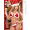 Costume Babba Natale Donna Bikini Natalizio EP 03916 Effettoparty Store Marchirolo