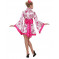 Vestito Carnevale Donna  Kimono Sexy Geisha Rosa  EP 22766 Effettoparty Store Marchirolo