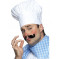Accessori Costume Carnevale Cappello da cuoco chef cucina | pelusciamo.com