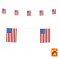 Gadget USA , Festone con Bandierine America | Effettoparty.com