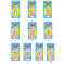 Candelina Glitter a Forma di Numero , Festa Compleanno *02314 | Effettoparty.com