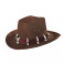 Cappello crocodile dandy in feltro per Costume Carnevale *02380