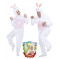 Costume Carnevale coniglio bianco travestimento Animale in peluche *01687