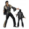 Costume Carnevale Adulto Travestimento Elvis Presley Nero Oro PS 08898