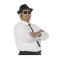 Abbigliamento Carnevale Camicia Cravatta Blues Brothers | Effettoparty.com
