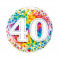 Palloncino in Foil 45 cm , Festa Compleanno 40 anni | Effettoparty.com