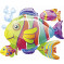 Palloncino in  Mylar Forma di Pesce Grande 77 cm  *02918  Effettoparty.com
