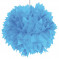 Pom Pom Azzurro in Carta 30 cm   | Effettoparty.com